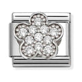 Nomination Composable Silver CZ Flower Charm 330322/31