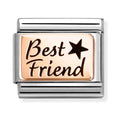 Nomination Composable Rose Gold Best Friend Charm 430111/34