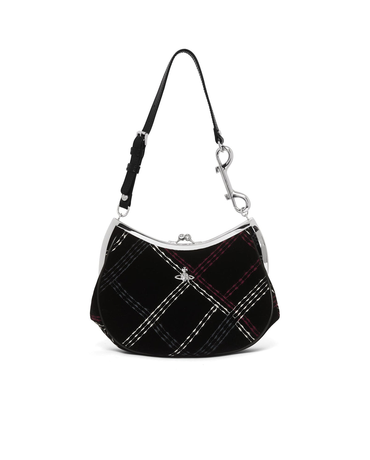 Women's Vivienne Westwood Charm Frame Purse in Black/Multicolor