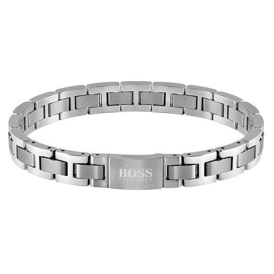 BOSS Mens Metal Link Essentials Bracelet