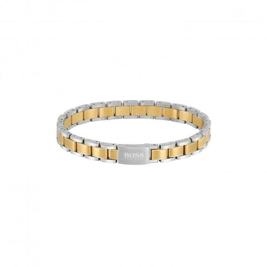 BOSS Mens Metal Link Essentials Bracelet