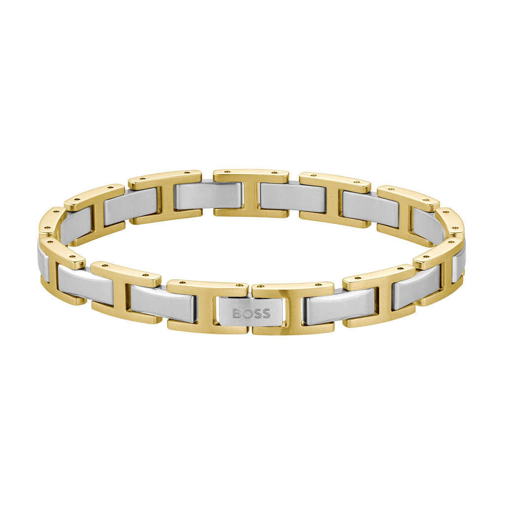BOSS Mens Nolan Two-Tone Bracelet