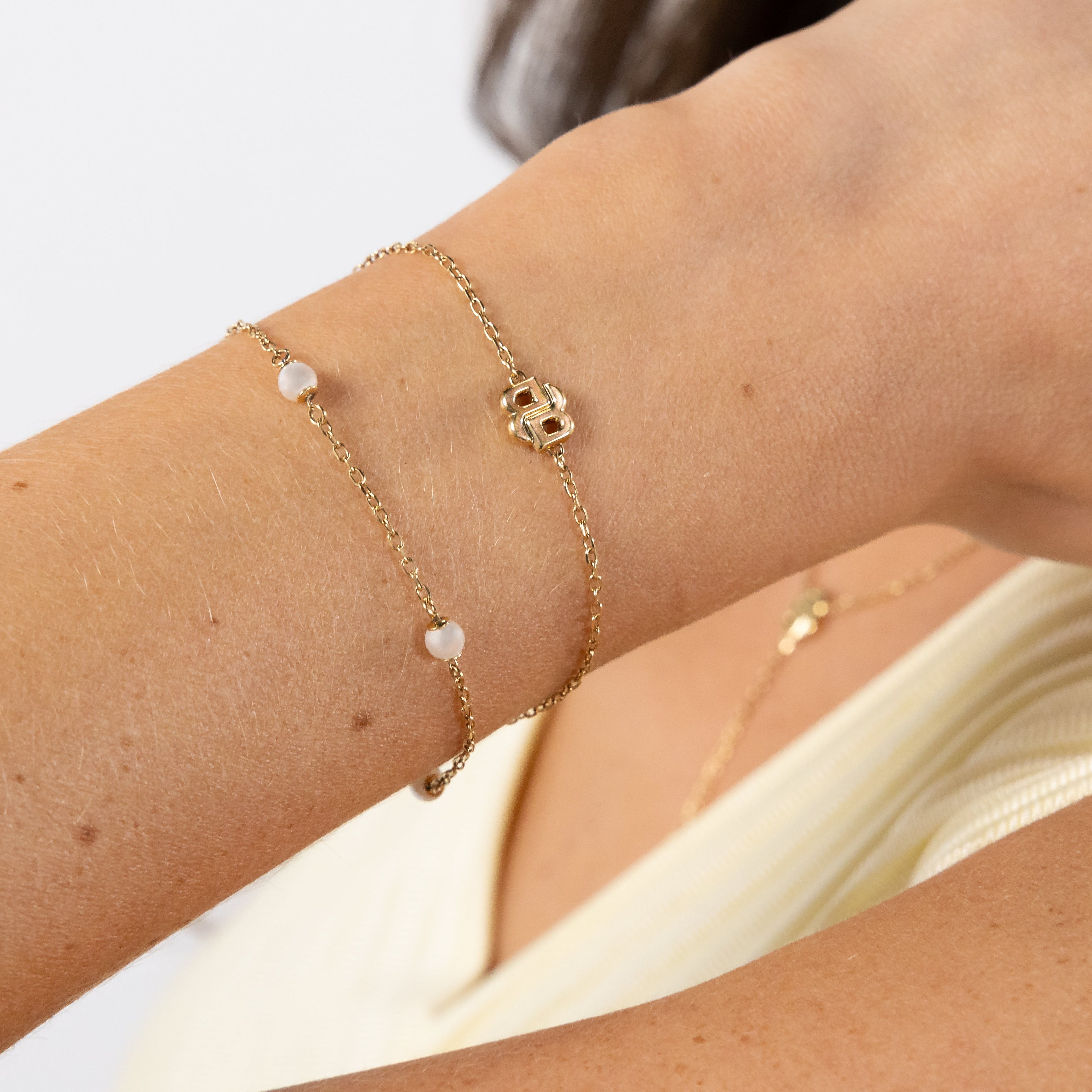 BOSS Double B Mireille Pearl Bracelet — view 4