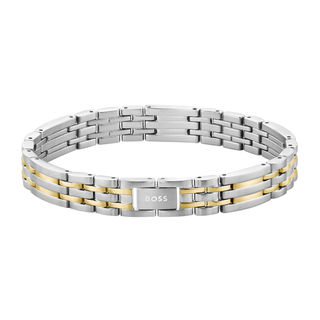 BOSS Mens Wesley Two-Tone Bracelet