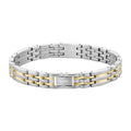 BOSS Mens Wesley Two-Tone Bracelet