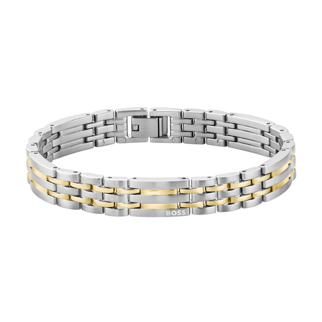 BOSS Mens Wesley Two-Tone Bracelet — view 2