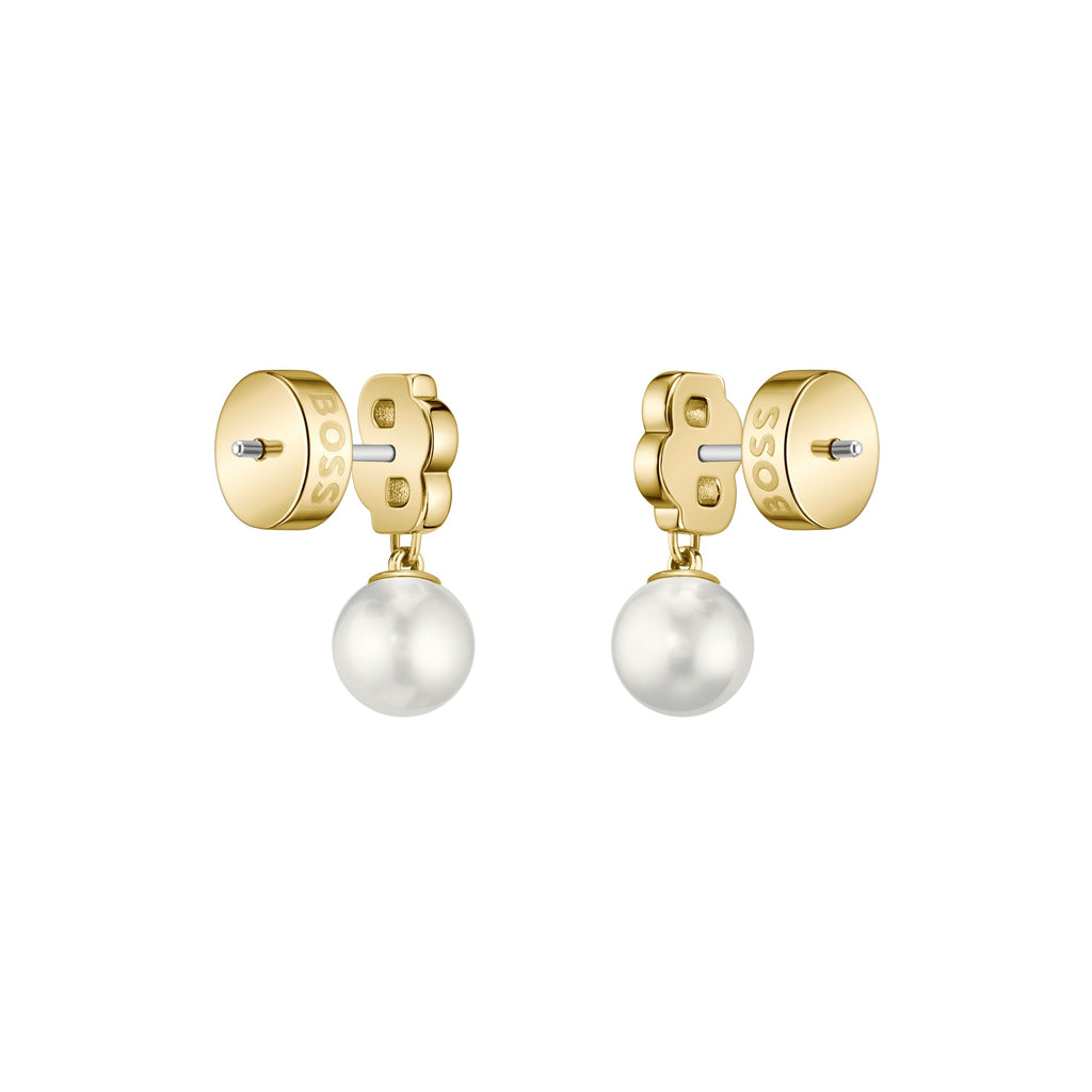 BOSS Double B Mireille Pearl Earrings — view 2