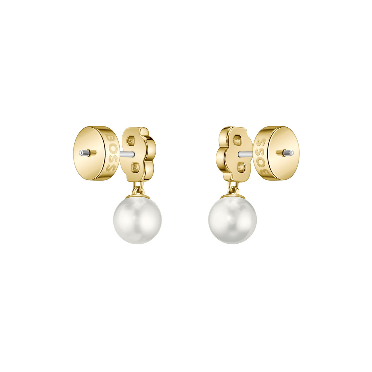 BOSS Double B Mireille Pearl Earrings — view 2