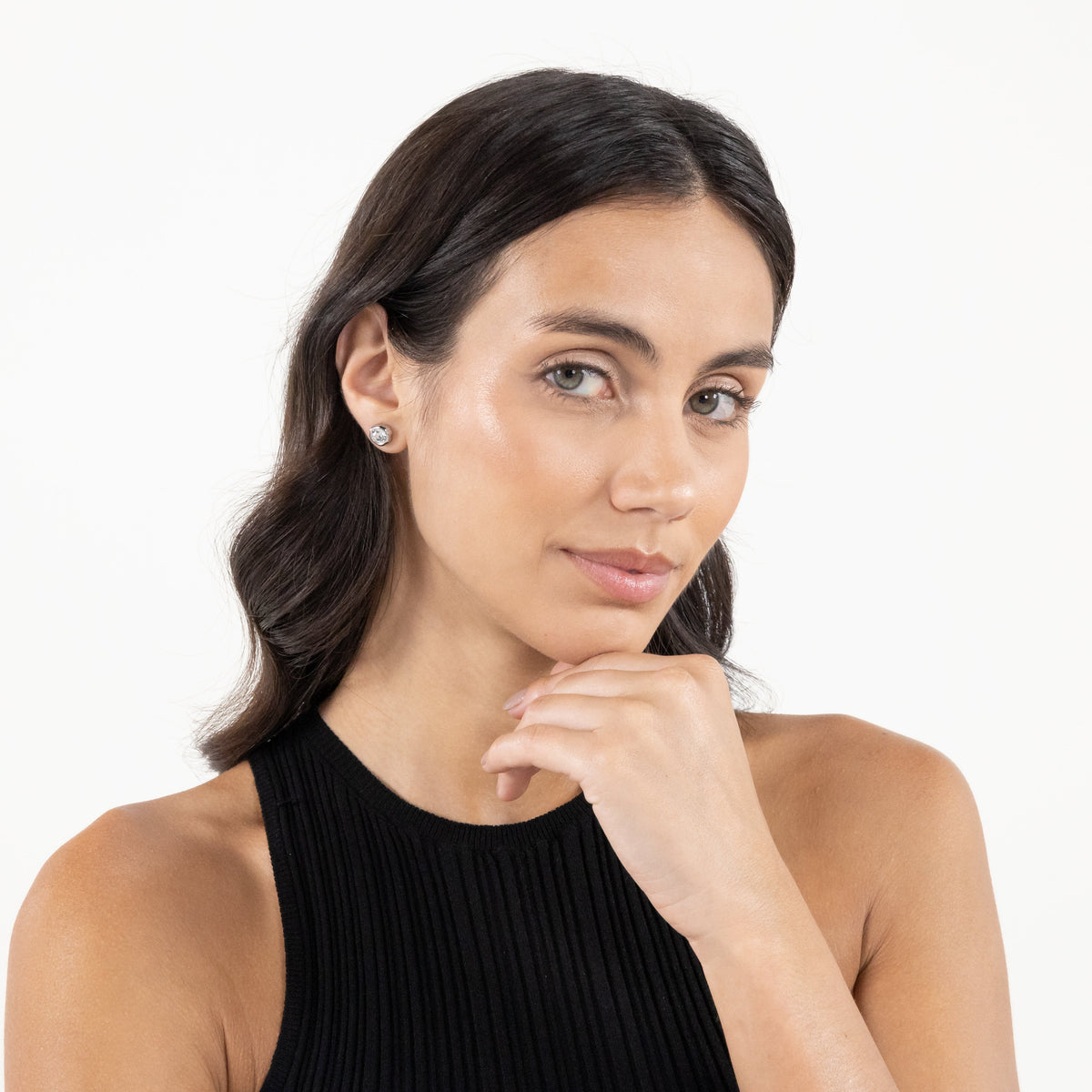 BOSS Kassy Precious Stud Earrings 1580825 — view 7