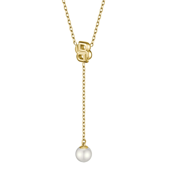 BOSS Double B Mireille Pearl Necklace