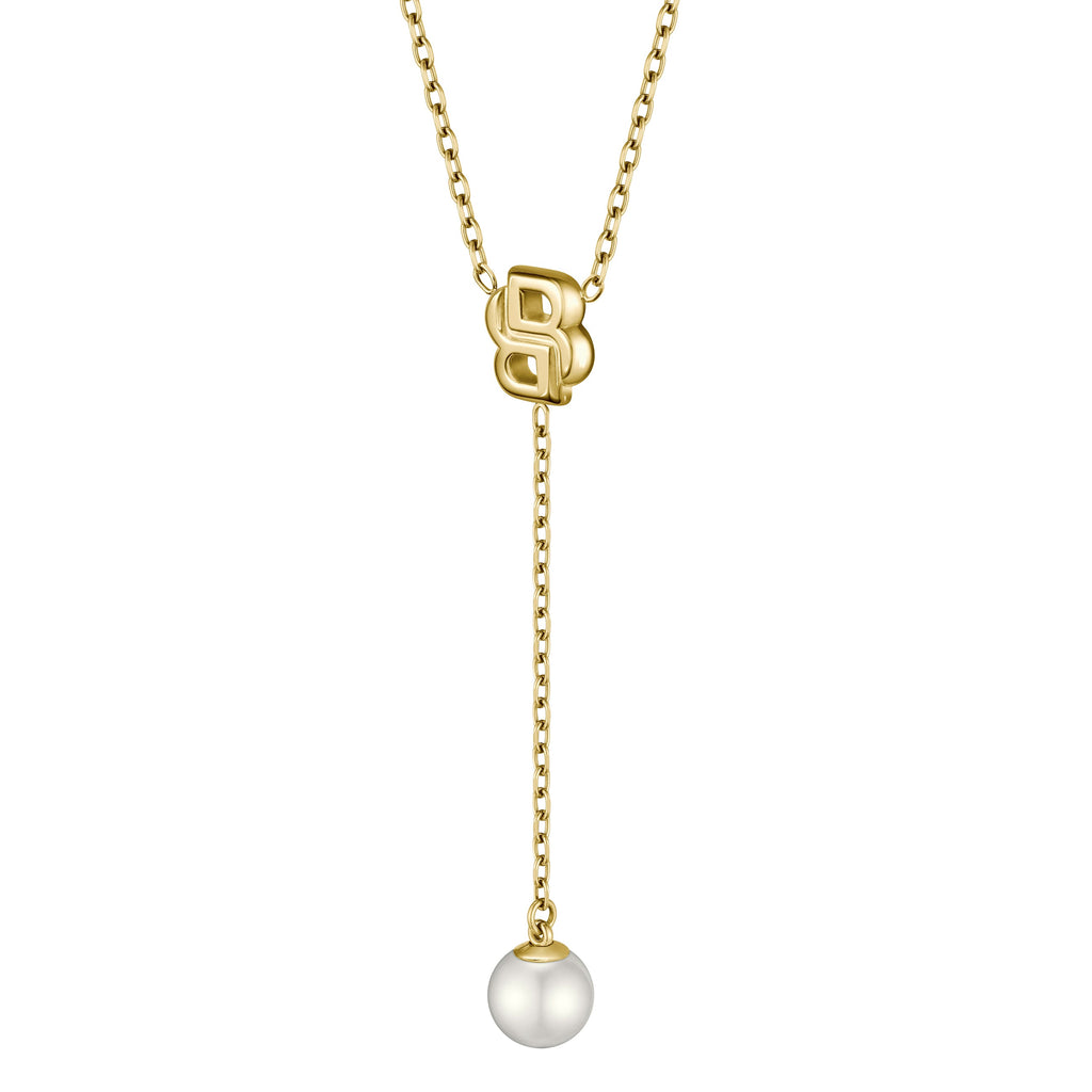 BOSS Double B Mireille Pearl Necklace