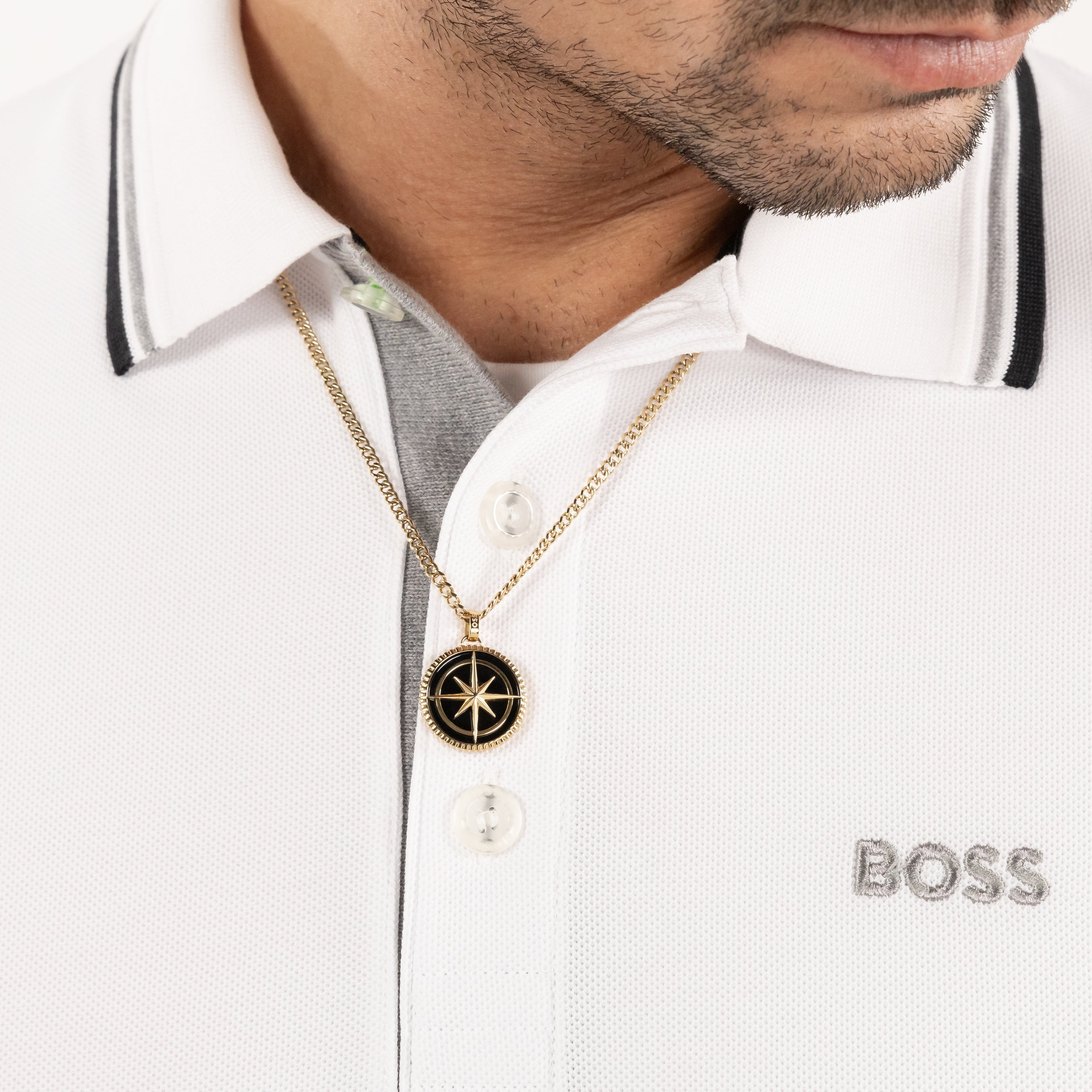 BOSS North Compass Necklace — view 5