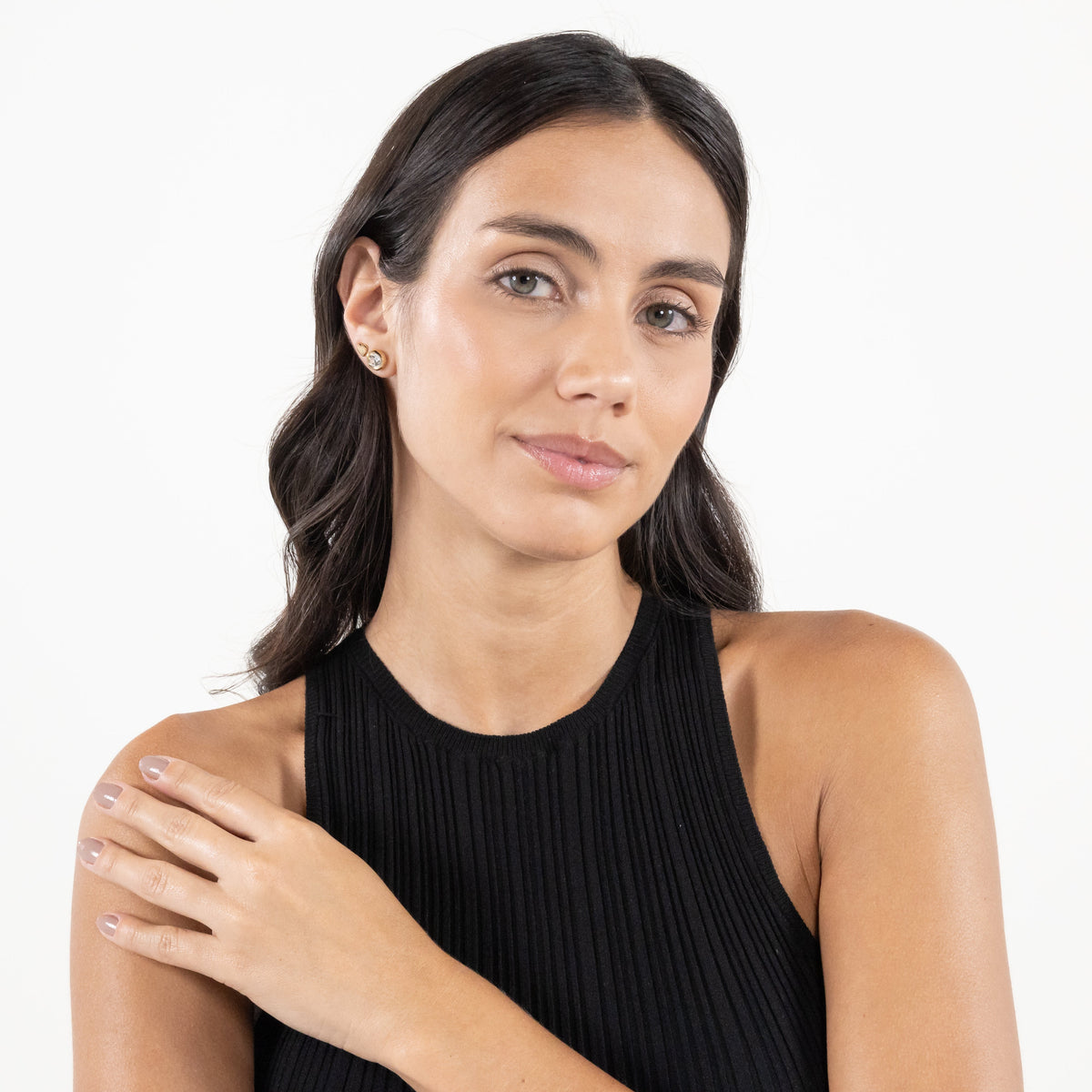 BOSS Kassy Precious Stud Earrings — view 6