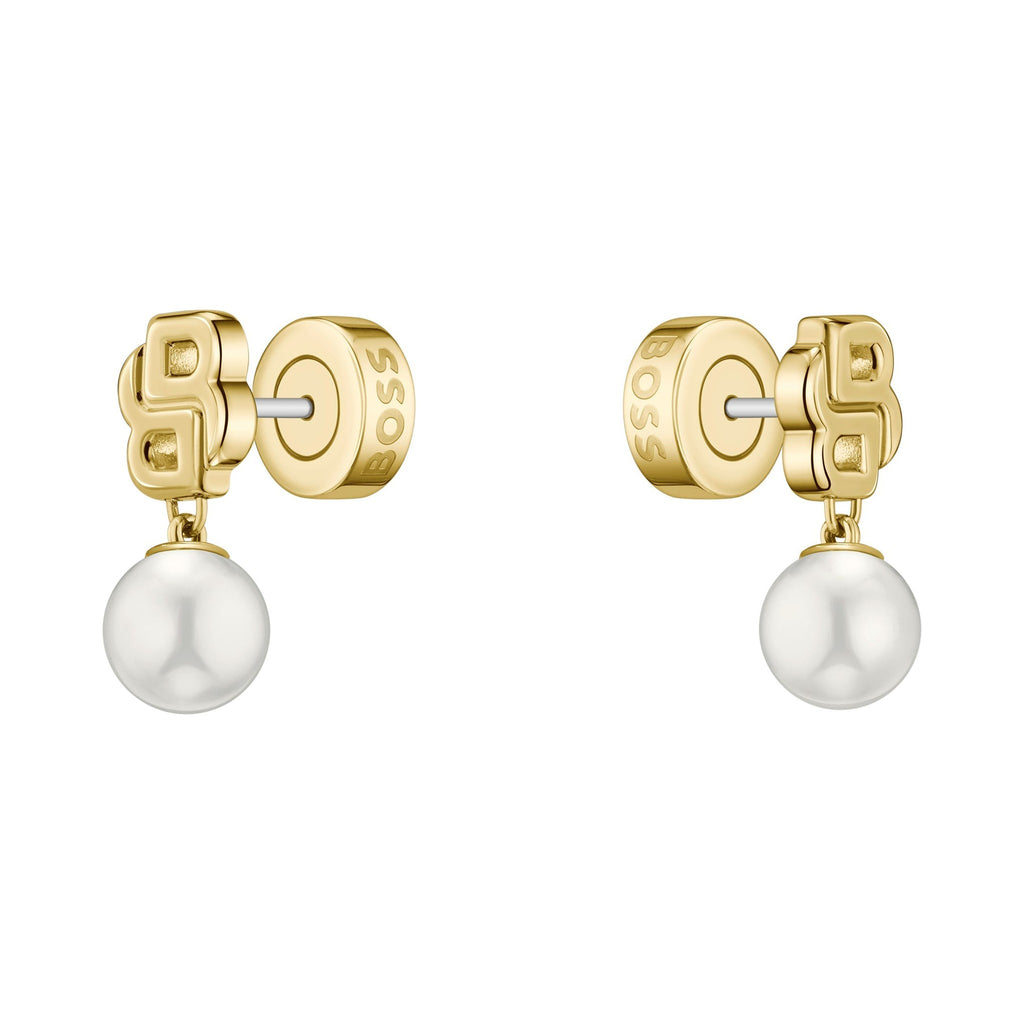 BOSS Double B Mireille Pearl Earrings