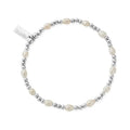 Handcrafted ChloBo pearl bracelet featuring charming accents, showcasing delicate design and elegant pearl details.