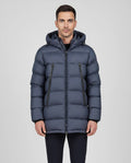 Men's Sandbanks Ravine Navy Mid Puffer Jacket