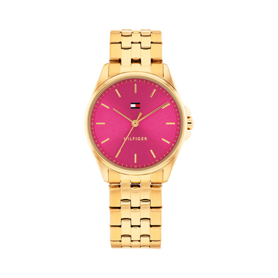 Tommy Hilfiger Ladies Jade, Pink Dial Bracelet Watch 1782854