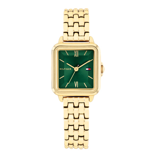 Tommy Hilfiger Ladies Mia Green Green Dial Bracelet Watch 1782858