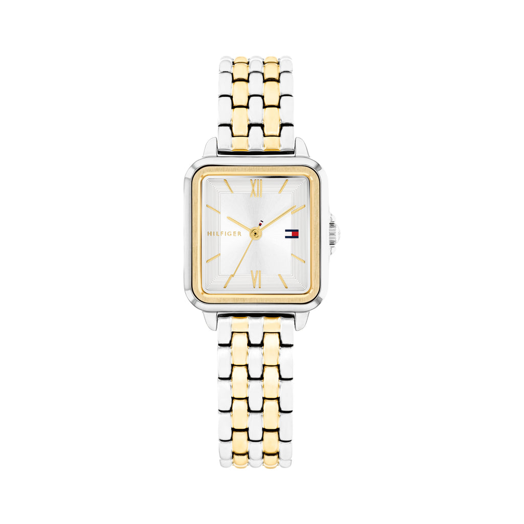 Tommy Hilfiger two-tone women's watch.