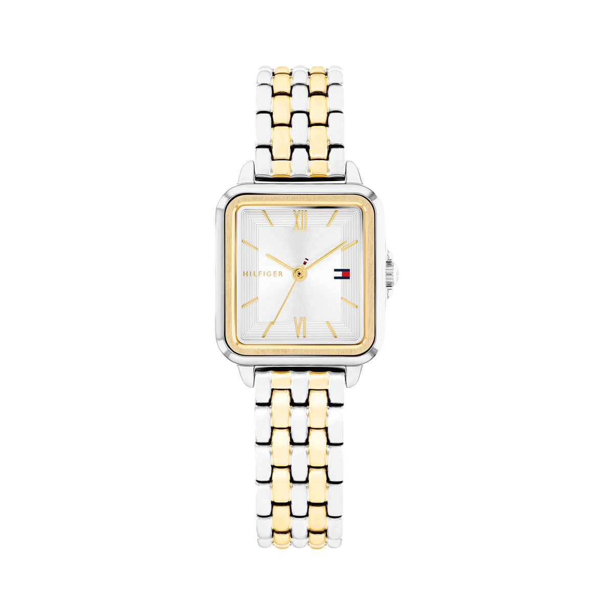 Tommy Hilfiger two-tone women's watch.