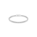 Swarovski Imber Round Cut White Crystal Bracelet Rhodium Plated