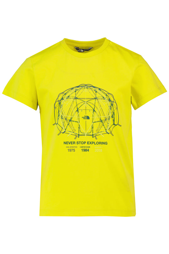 Boy's The North Face Sulphr Green Graphic Relaxed T Shirt
