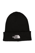Kids The North Face Logo Box Cuffed Beanie TNF Black
