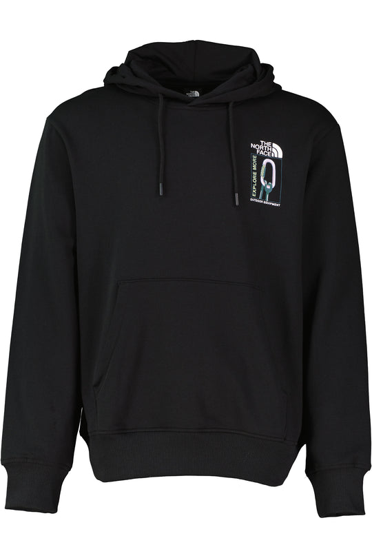 Mens The North Face Explore Gear Relaxed Black T Shirt