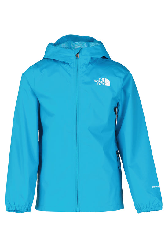 Kids The North Face Teen Zipline Meridian Blue Rain Jacket