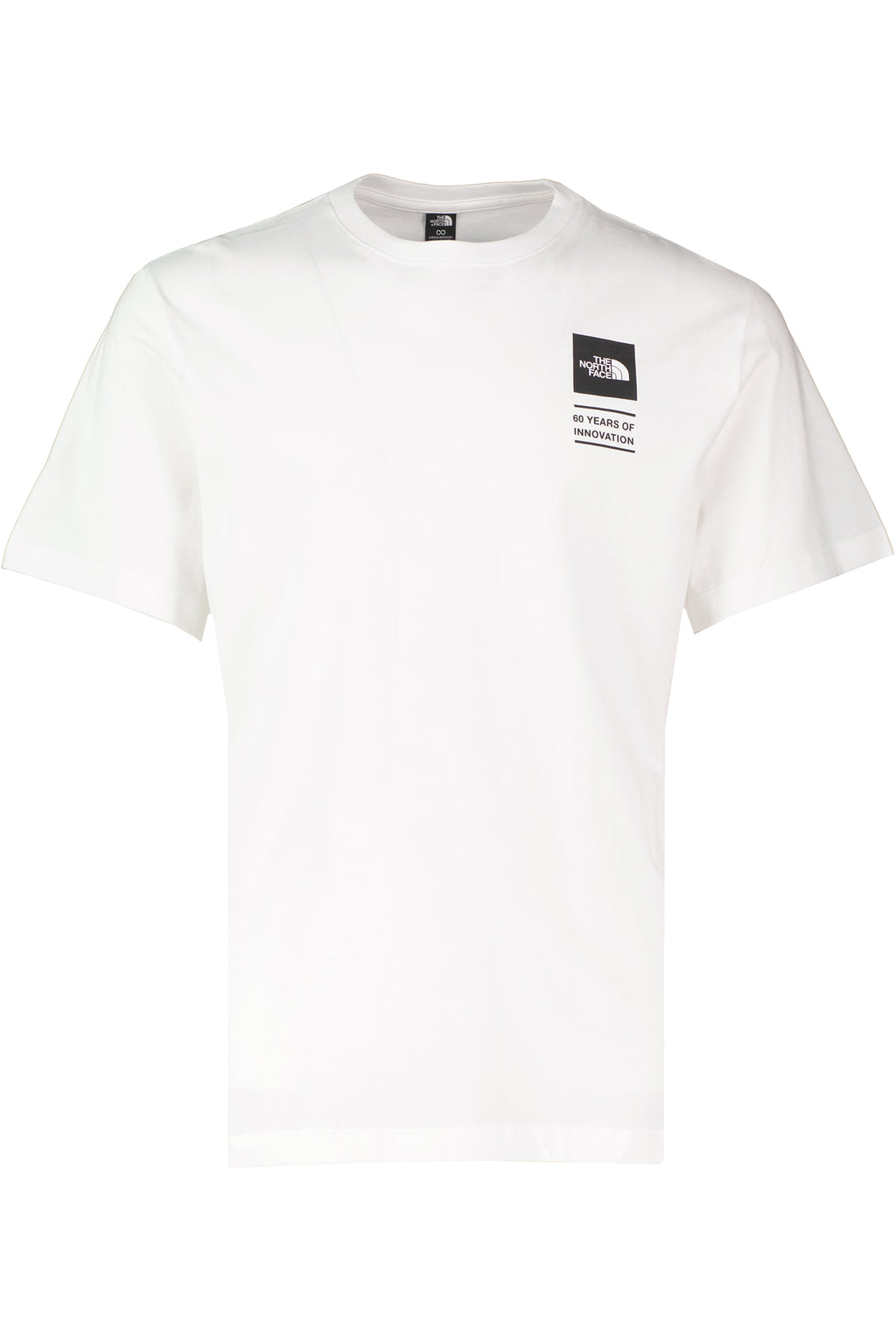 Mens The North Face Icon CEL RG SS TNF White T Shirt — view 2