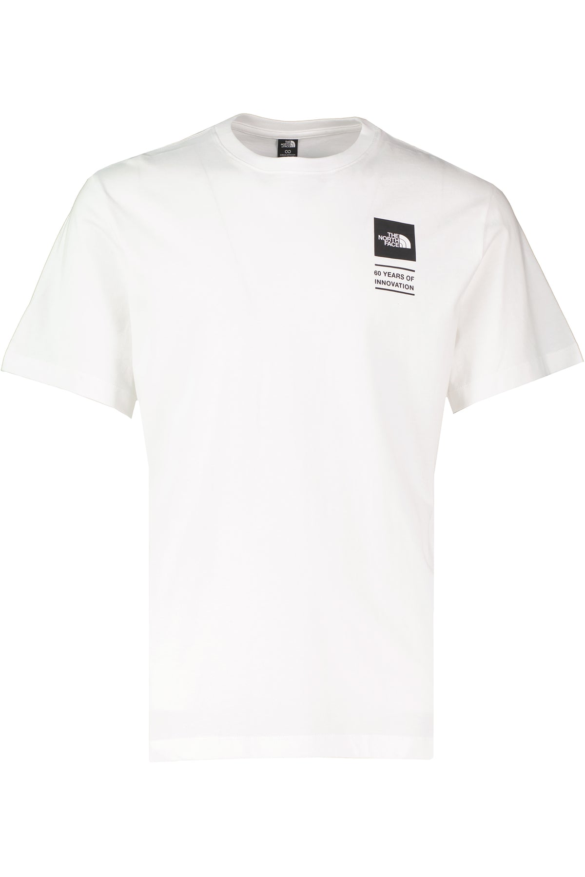 Mens The North Face Icon CEL RG SS TNF White T Shirt — view 2