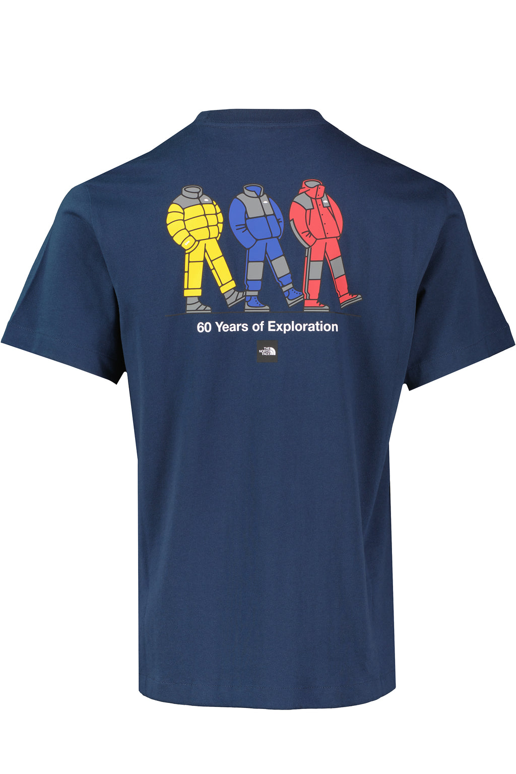 Mens The North Face Cel RX Summit Navy T Shirt — view 3