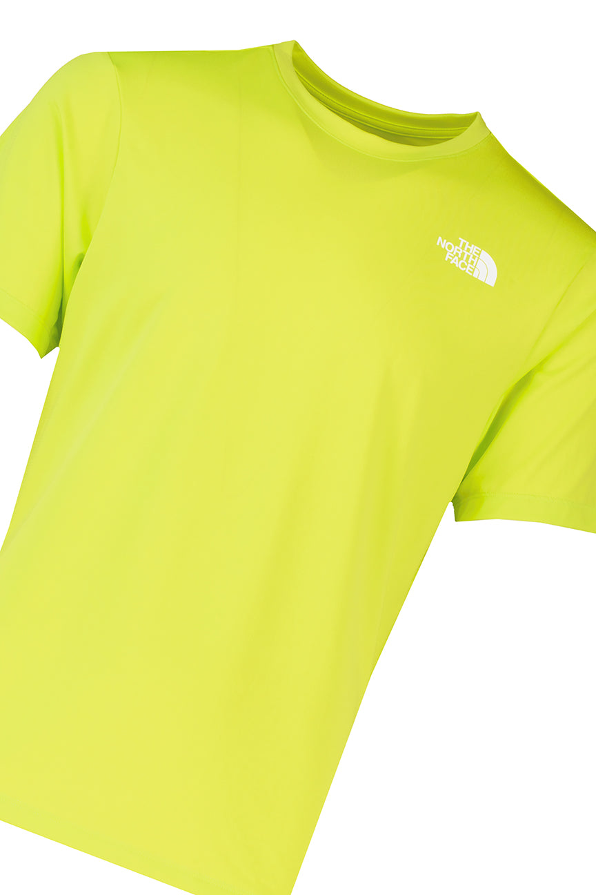 Mens The North Face 24/7 S/S Fizz Lime T Shirt — view 4