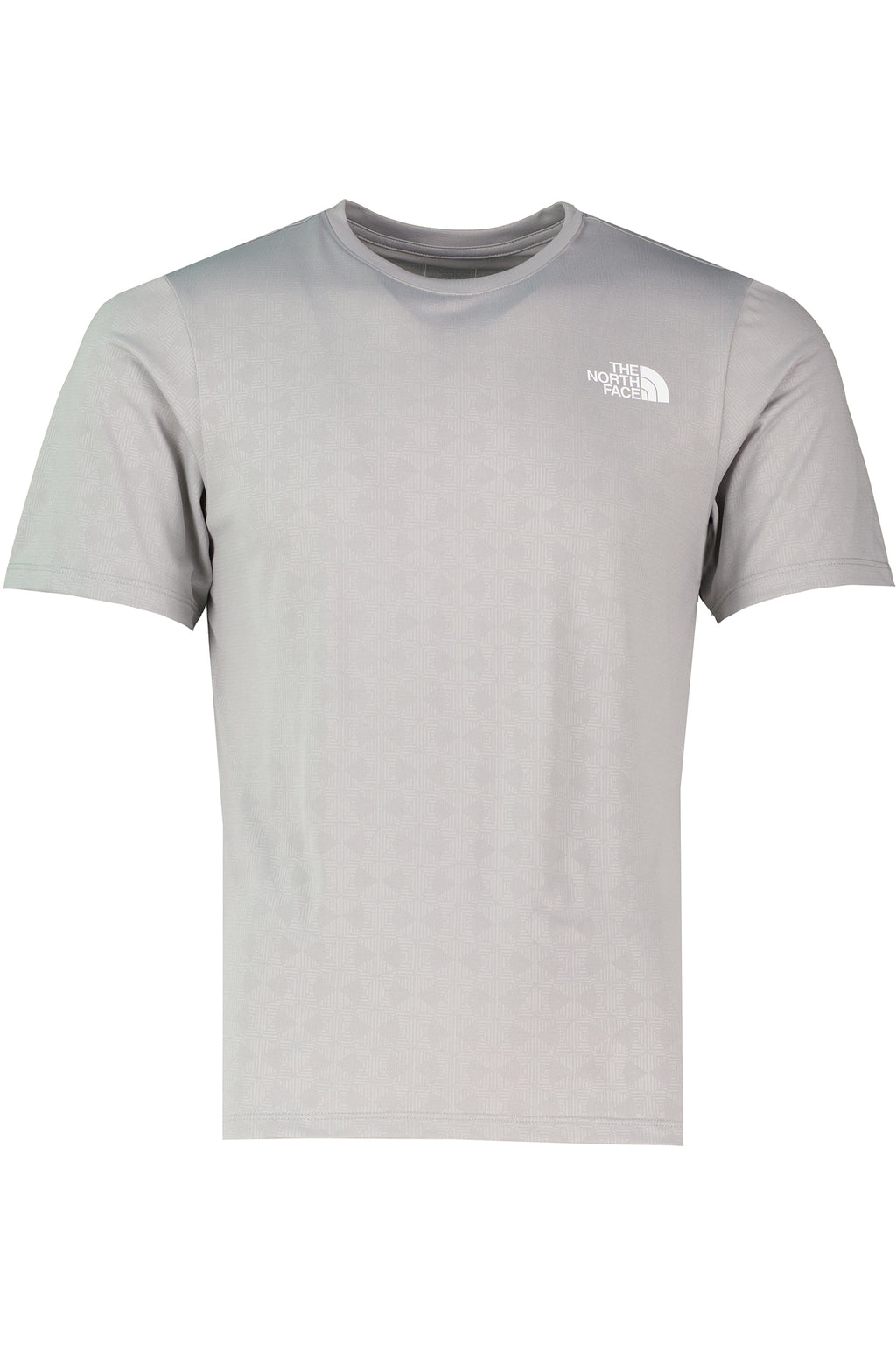 Mens The North Face 24/7 PTD EB RG SS Meld Grey T Shirt & 7IN Meld Grey Short Set — view 4