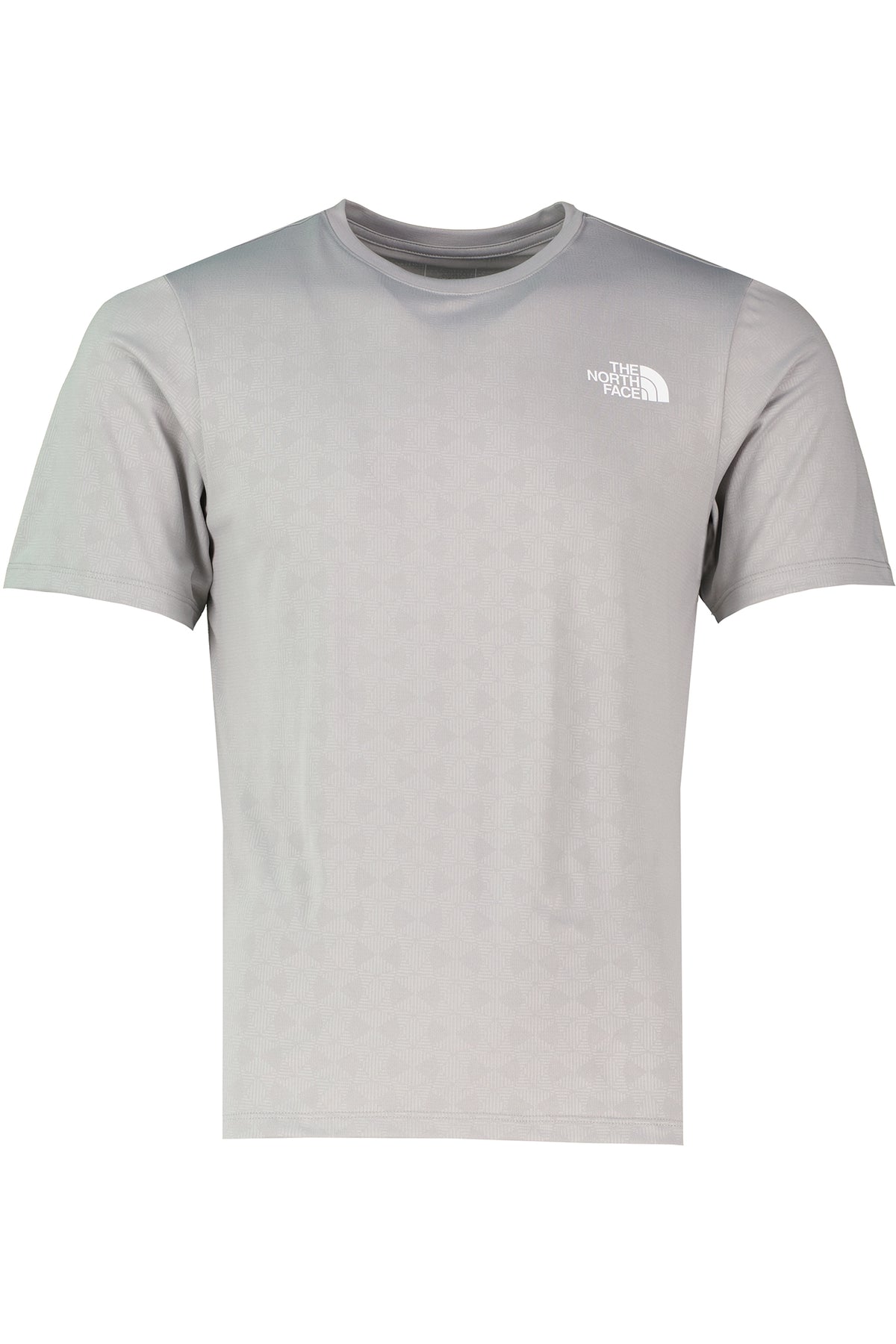 Mens The North Face 24/7 PTD EB RG SS Meld Grey T Shirt & 7IN Meld Grey Short Set — view 4