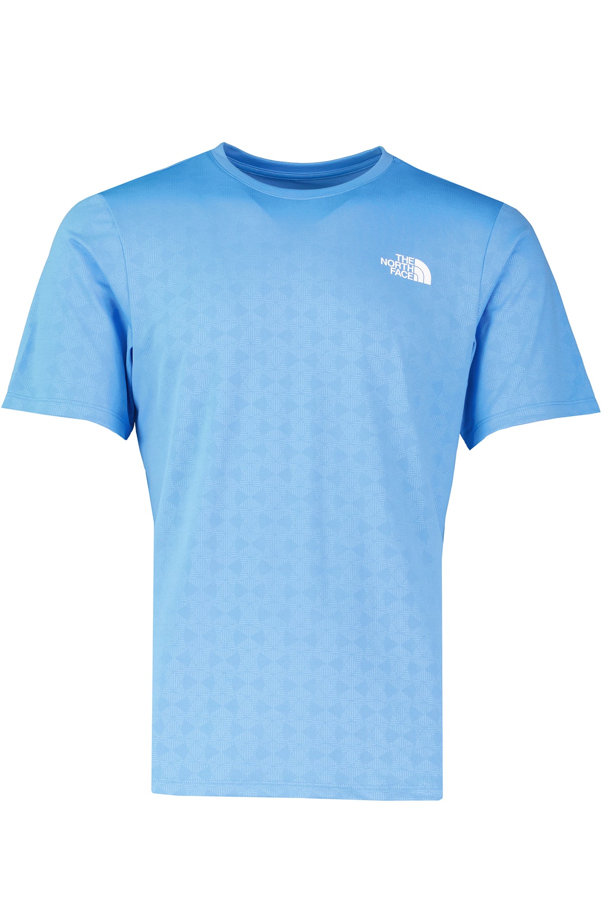 Mens The North Face 24/7 PTD EB RG SS Marina Blue T Shirt & Short Set — view 3