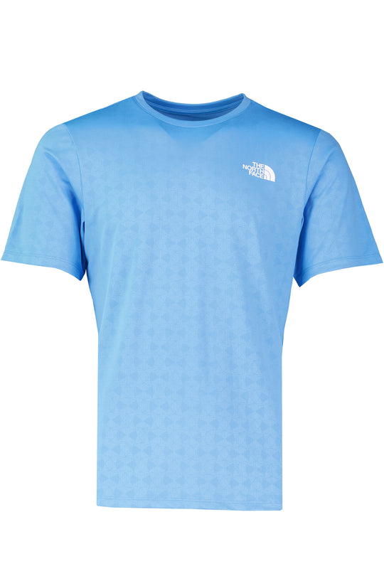 Mens The North Face 24/7 PTD EB RG SS Marina Blue T Shirt