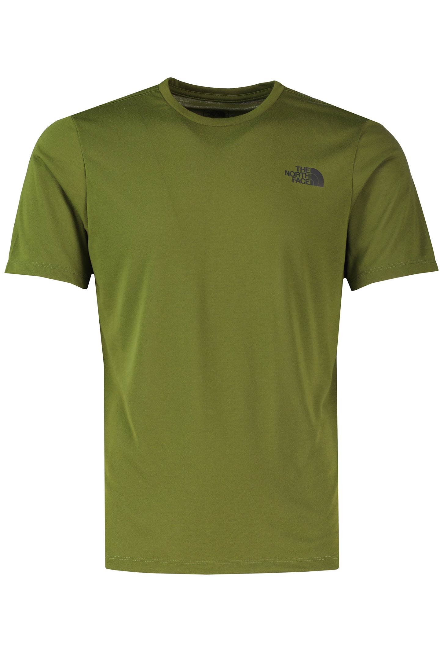 Mens The North Face Foundation M SS Woodland Green T Shirt — view 2