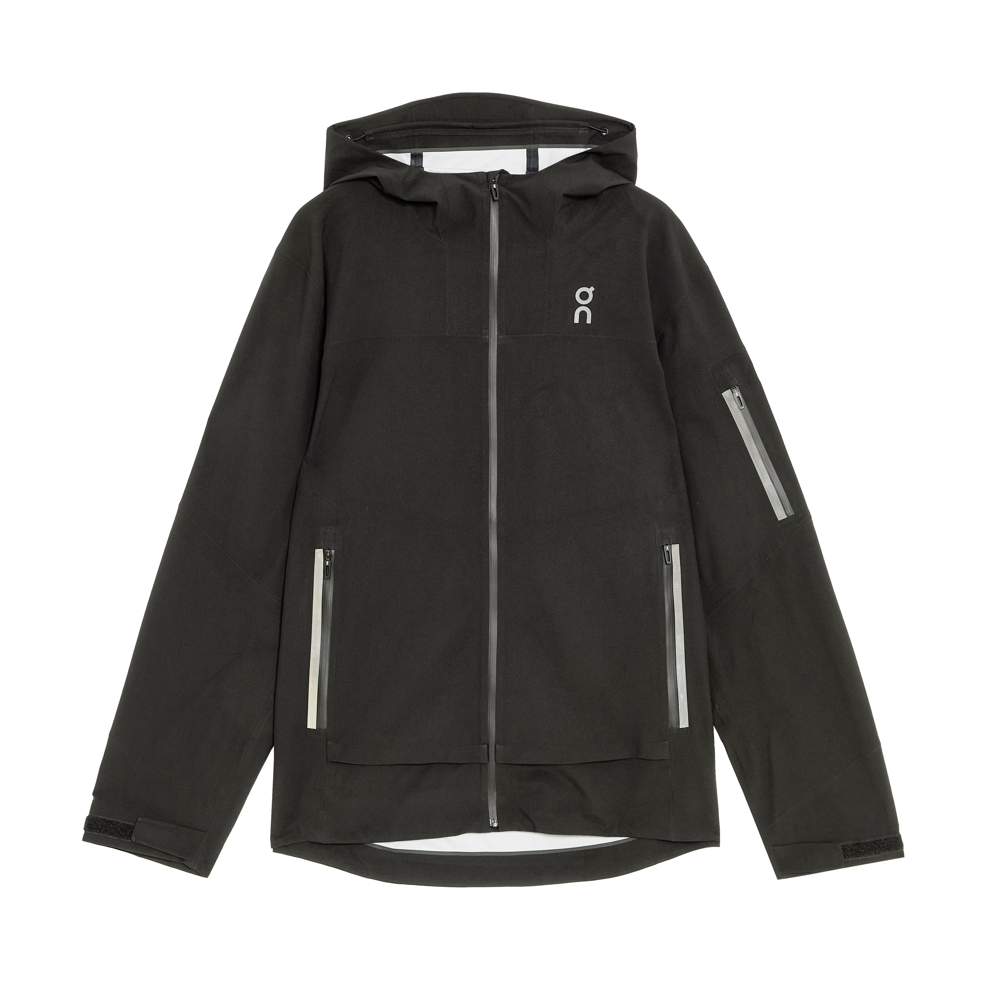 Men's On Running Black Trek Waterproof Jacket — view 3