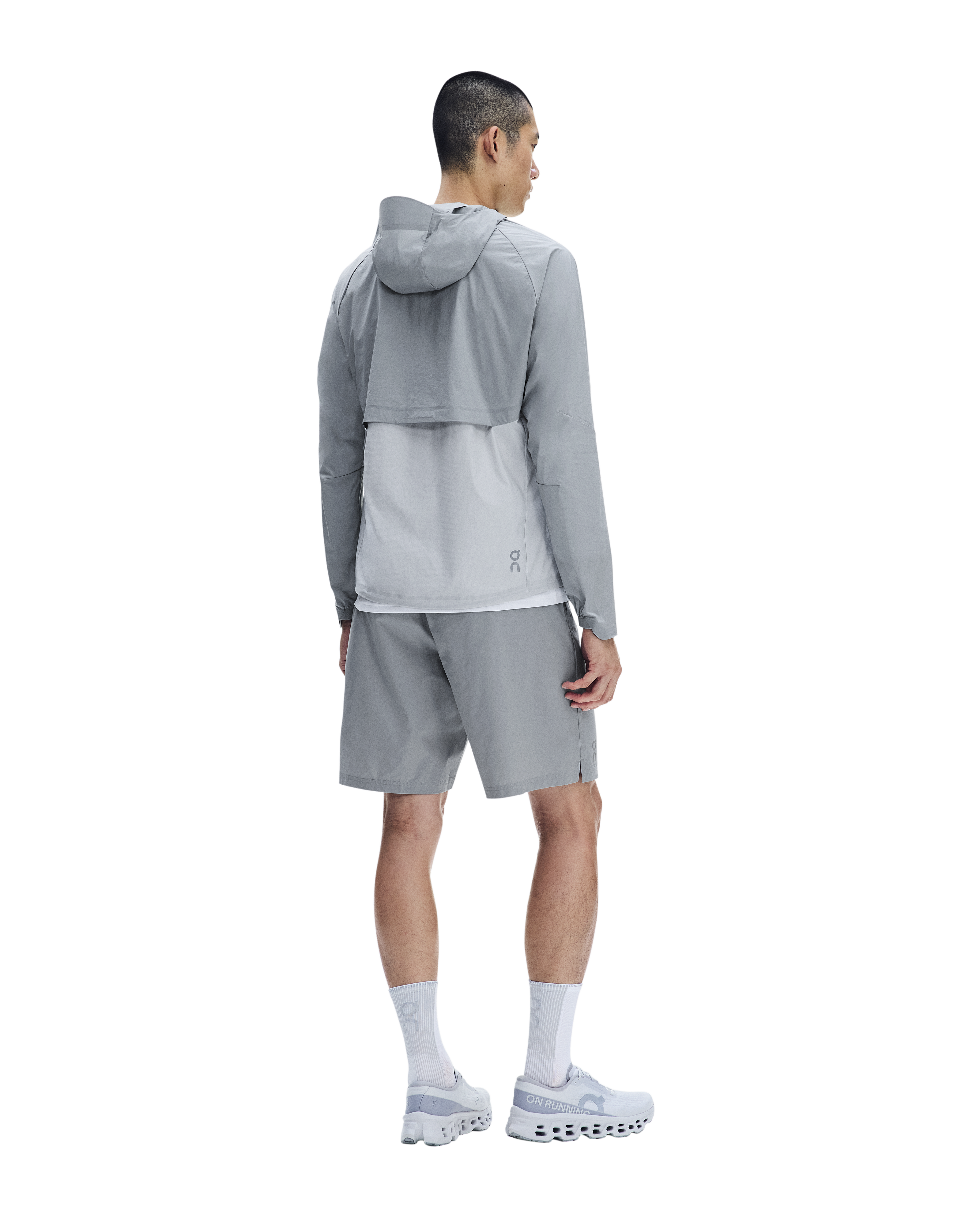 Men's On Running Core Jacket 1 Apollo | Glacier & 7" Core Shorts 1 Apollo Set — view 2