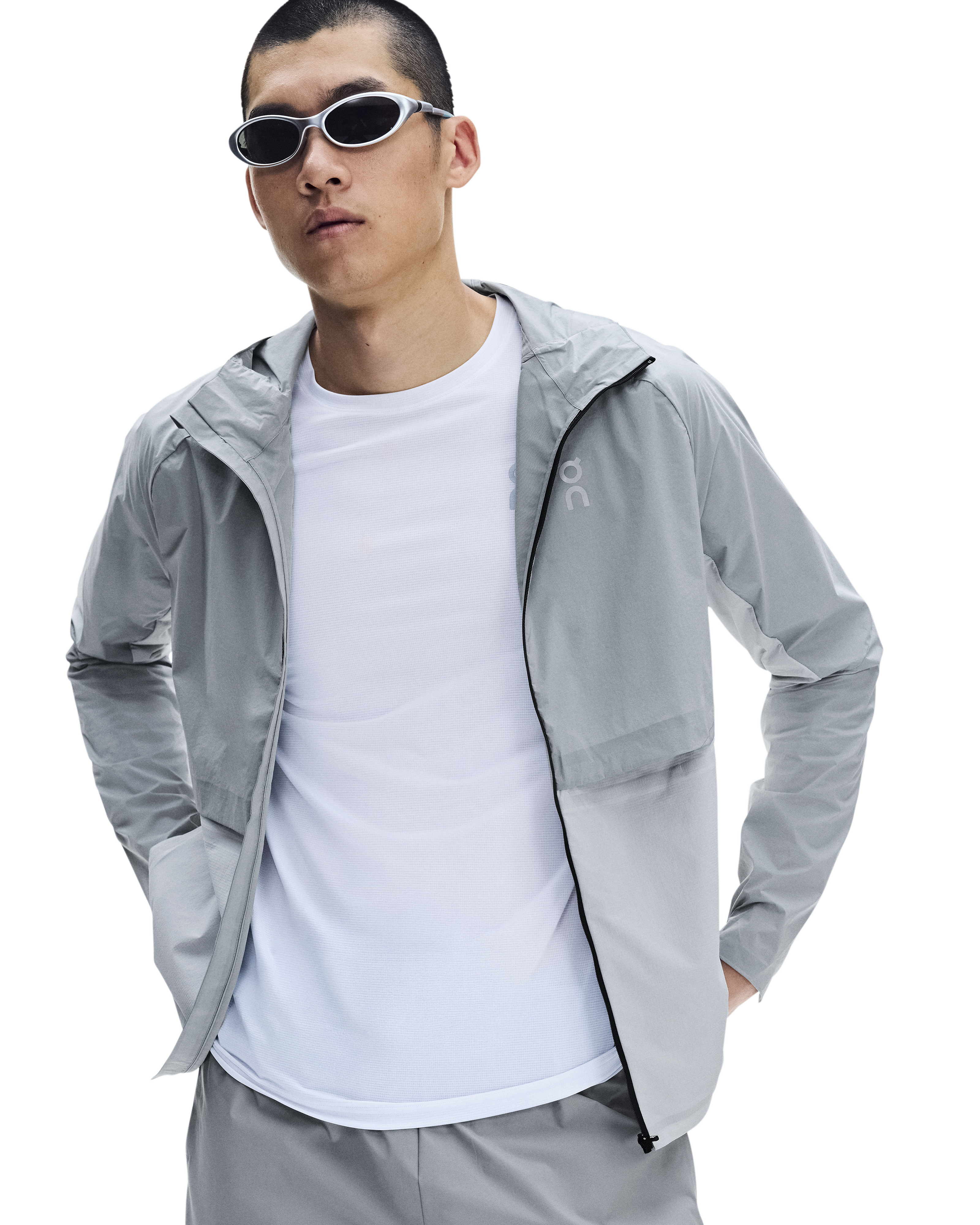 Men's On Running Core Jacket 1 Apollo | Glacier & Core Pants 1 Apollo Tracksuit Set
