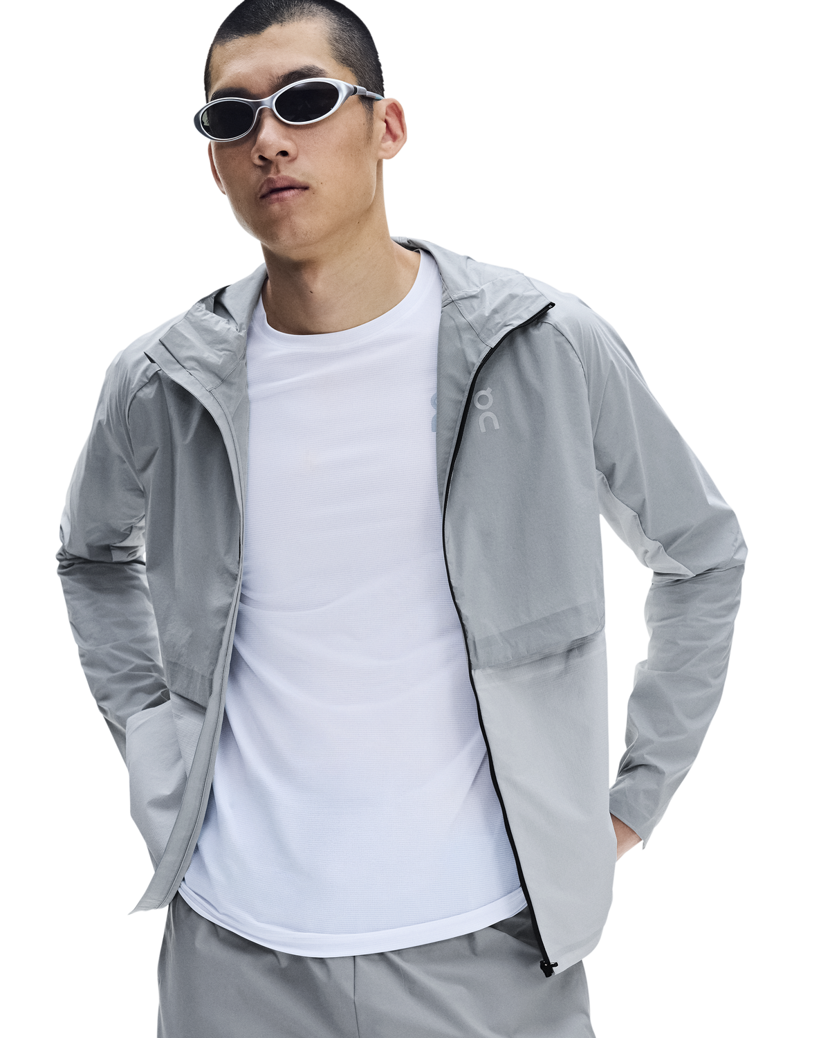 Men's On Running Core Jacket 1 Apollo | Glacier & Core Pants 1 Apollo Tracksuit Set — view 3