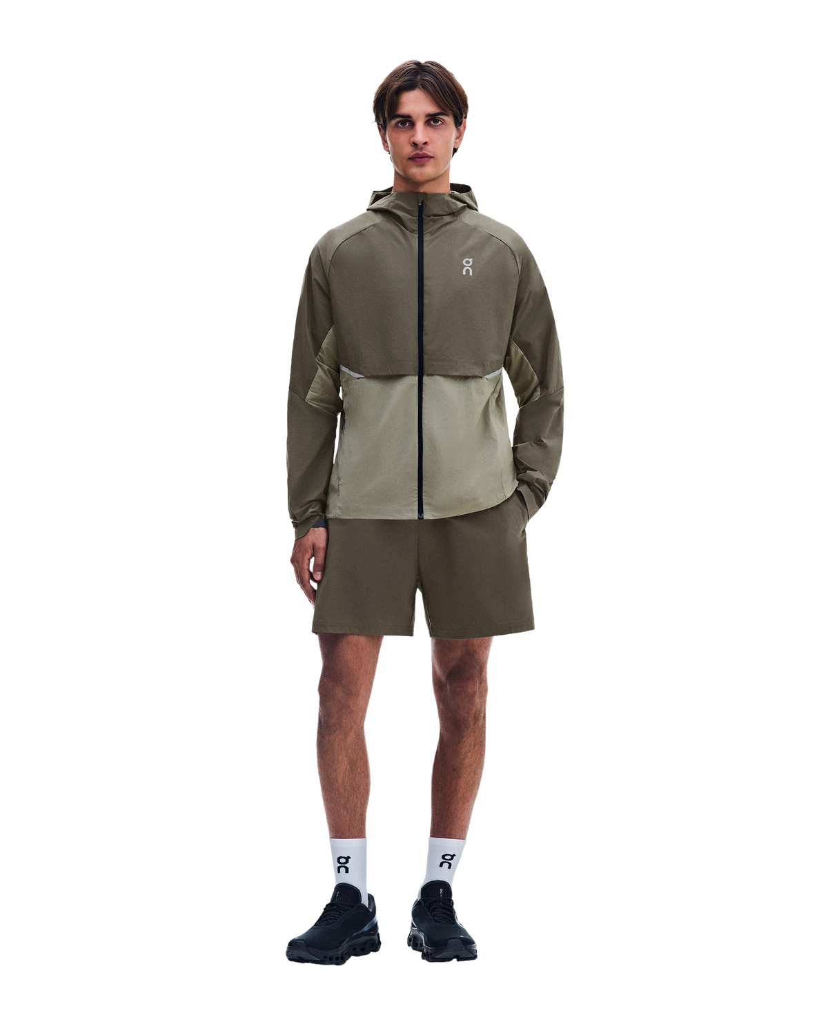 Men's On Running Core Jacket 1 Bark | Vetiver