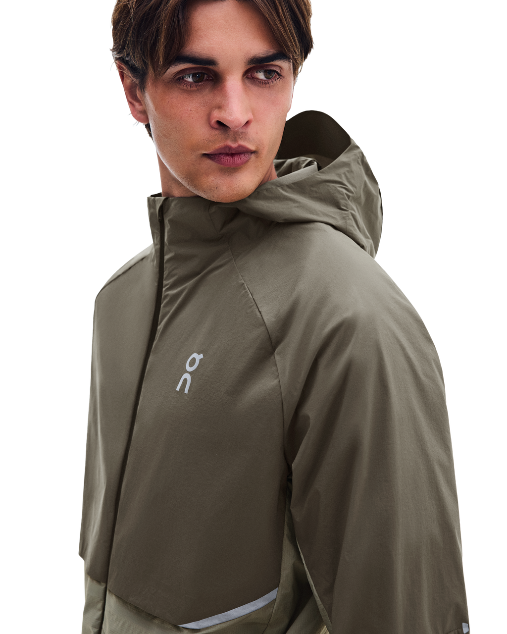 Men's On Running Core Jacket 1 Bark | Vetiver & Core Pants Tracksuit Set