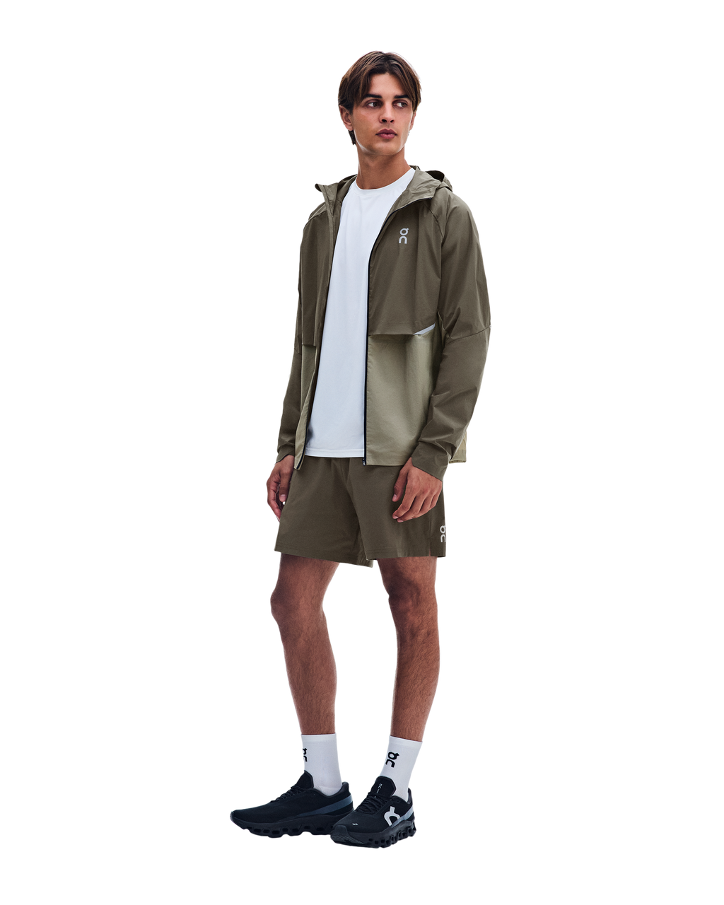 Men's On Running Core Jacket 1 Bark | Vetiver