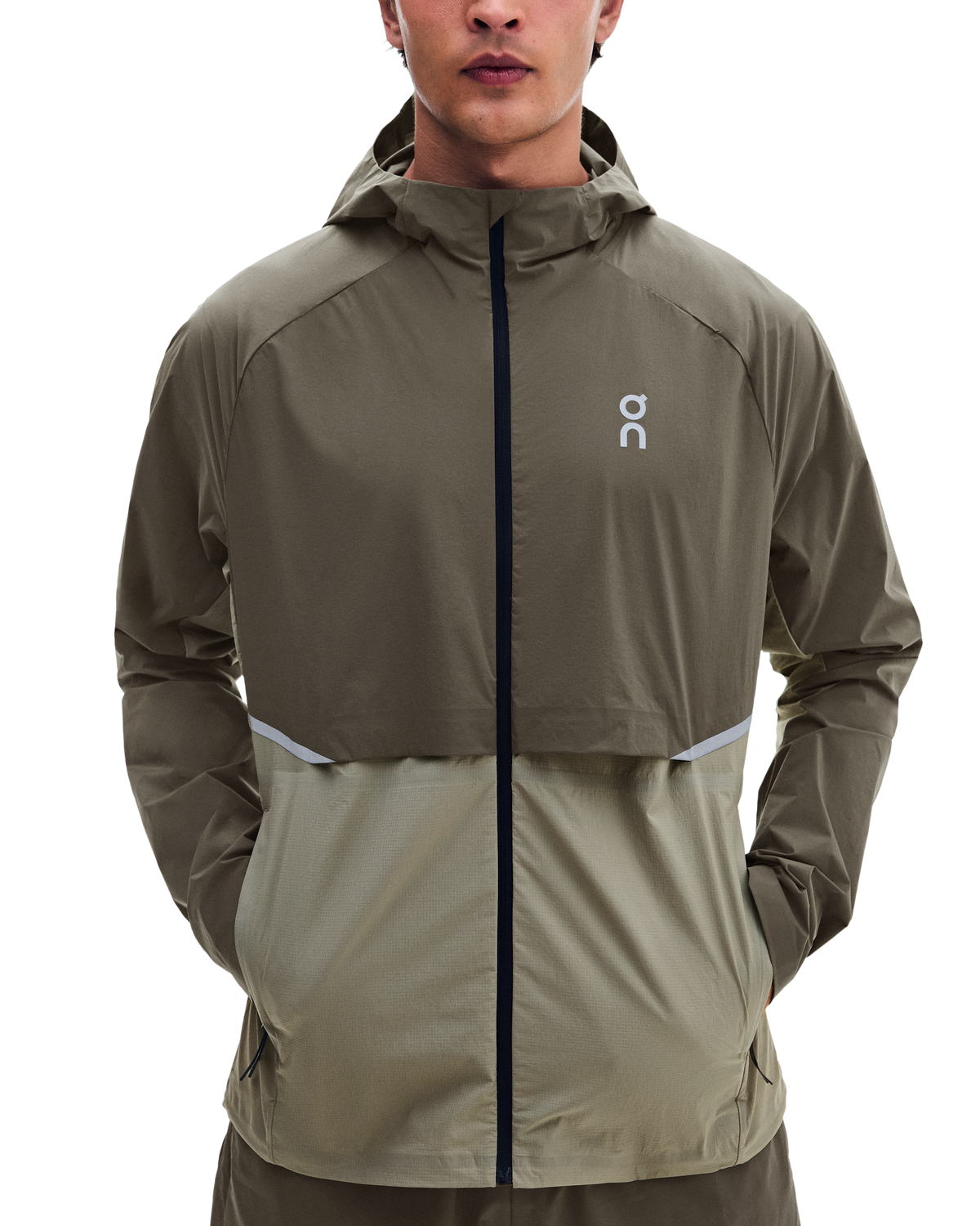 Men's On Running Core Jacket 1 Bark | Vetiver