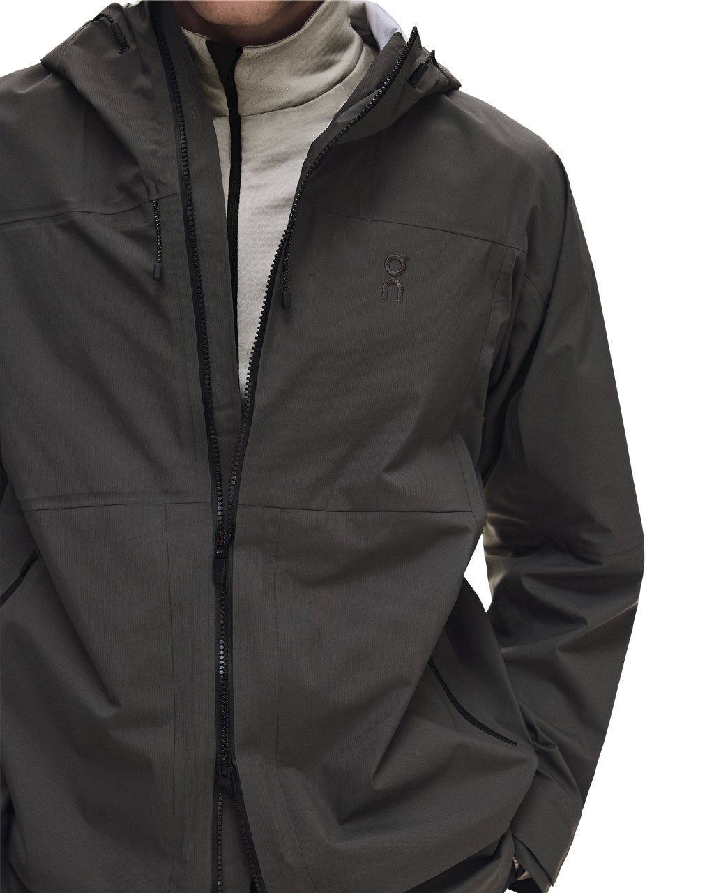 Men's On Running Ascent Jacket 1 Espresso — view 5
