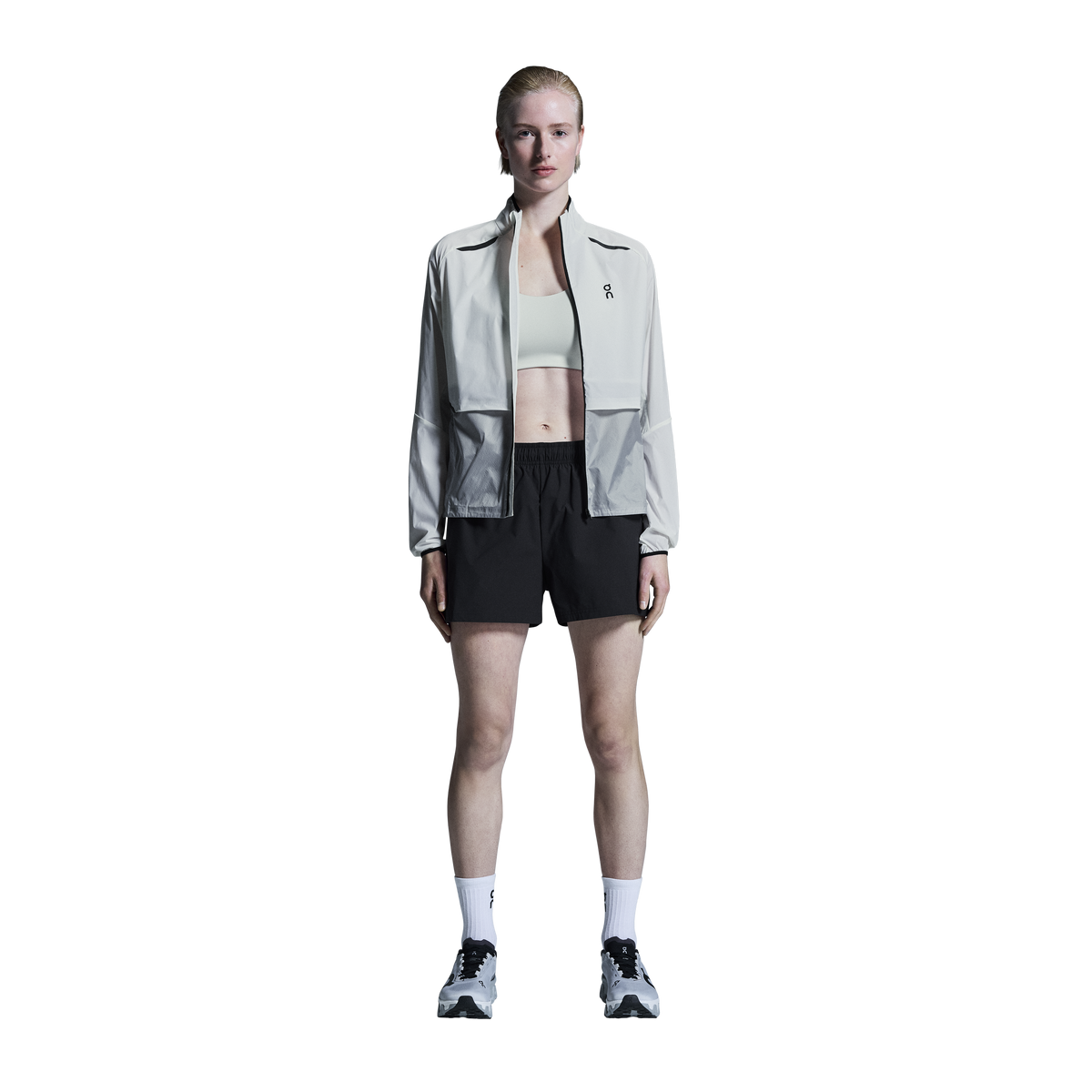 Women's On Running 3" Core Shorts in Black — view 6