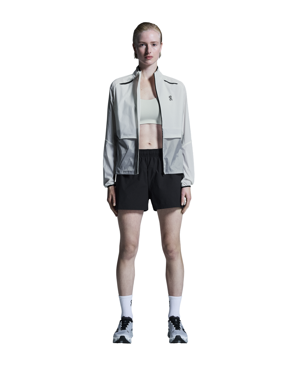 Women's On Running 3" Core Shorts in Black — view 4