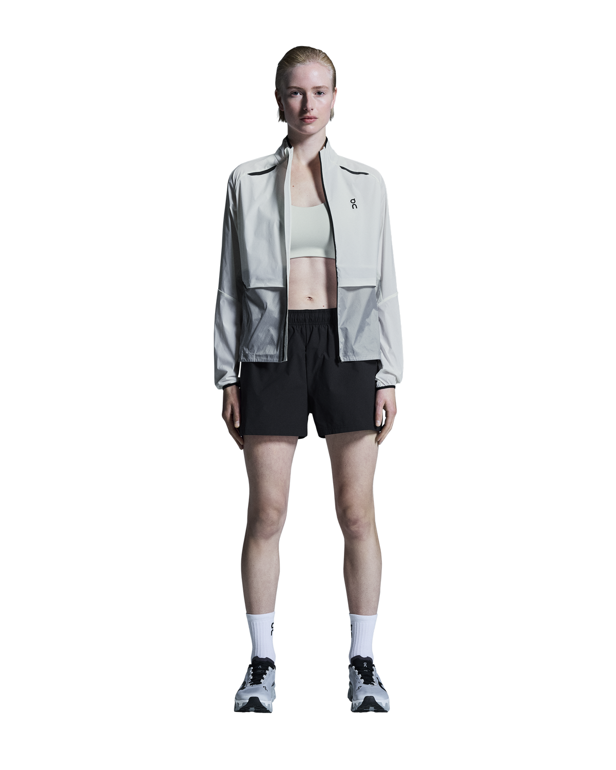 Women's On Running 3" Core Shorts in Black — view 4
